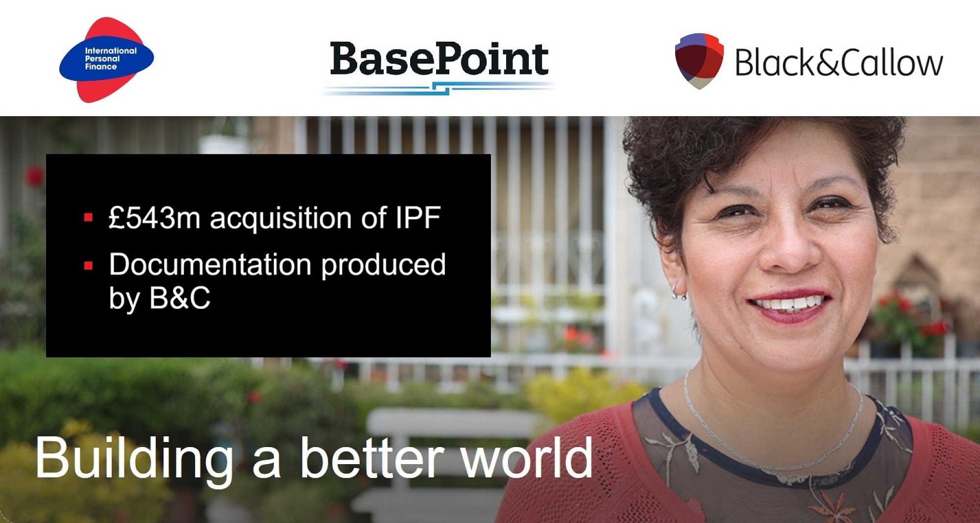 B&C assists with £543m acquisition of IPF by BasePoint