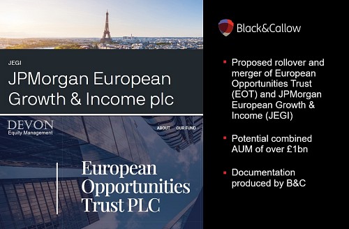 B&C helps the merger of two European trust giants